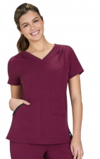 1129 Solis Sari 4 Pocket V-Neck Top by koi