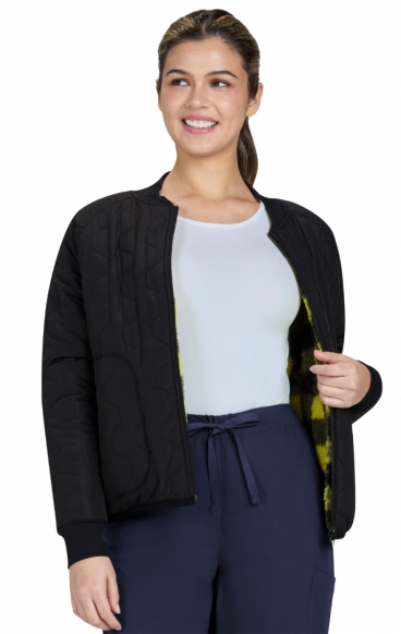 S403 Smiley World Two Cool Reversible 4 Pocket Jacket by koi S403 Smiley World Two Cool Reversible 4 Pocket Jacket by koi