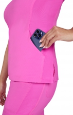 1138 koi Lite Lilias Sweetheart Neck 2 Pocket Top with Flex Panels