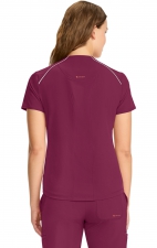 IN644A GNR8 Zip Neck Henley Top with Contrast Detail by Infinity