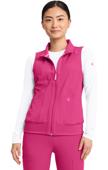 MC500 AMP 4 Pocket Zip Front Vest with Removable Hood by Med Couture MC500 AMP 4 Pocket Zip Front Vest with Removable Hood by Med Couture