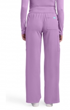MC011 Insight Ruched Waist Wde Leg Pant with 5 Pockets by Med Couture