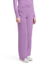 MC011 Insight Ruched Waist Wde Leg Pant with 5 Pockets by Med Couture