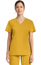 IN647A Pursuit 2 Pocket V-Neck Top by Infinity