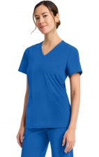 IN647A Pursuit 2 Pocket V-Neck Top by Infinity