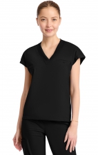IN650A Pursuit V-Neck Dolman Sleeve Top by Infinity