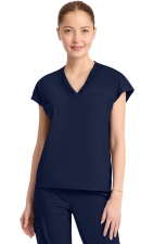 IN650A Pursuit V-Neck Dolman Sleeve Top by Infinity