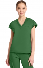 IN650A Pursuit V-Neck Dolman Sleeve Top by Infinity
