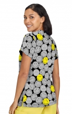 S102PR Smiley World Adoring Print Top by koi - Smiling All Around