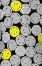 S102PR Smiley World Adoring Print Top by koi - Smiling All Around