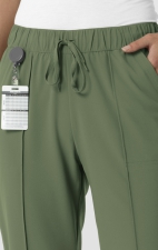 5154 Renew Pintuck Straight Leg Crop Pant by WINK