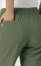 5154 Renew Pintuck Straight Leg Crop Pant by WINK