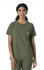 C13510 Carhartt Force Cross-Flex Crew Neck Top