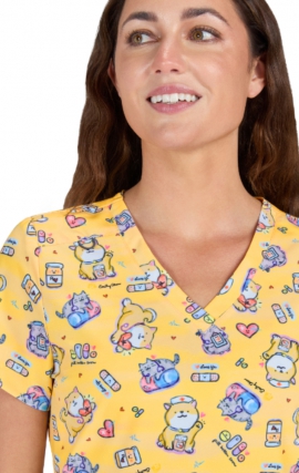 1122PRA koi Artist Series Limited Edition Rosalie Top - Medical Cuties