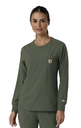 C13610 Carhartt Force Cross-Flex Long Sleeve Top