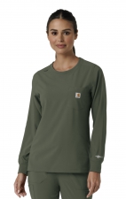 C13610 Carhartt Force Cross-Flex Long Sleeve Top