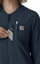 C82410 Carhartt Force Cross-Flex Lightweight Scrub Jacket