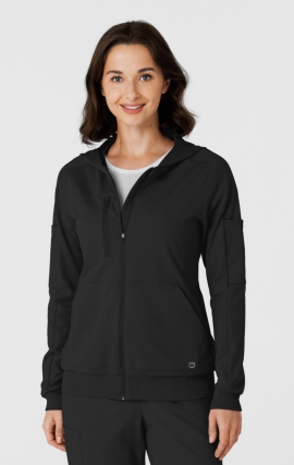 8159 Renew Knit 4 Pocket Zip Front Warm Up Jacket by WINK