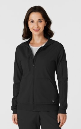 8159 Renew Knit 4 Pocket Zip Front Warm Up Jacket by WINK