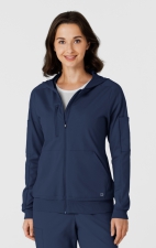 8159 Renew Knit 4 Pocket Zip Front Warm Up Jacket by WINK