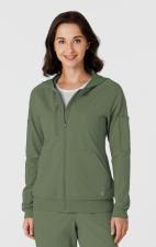 8159 Renew Knit 4 Pocket Zip Front Warm Up Jacket by WINK