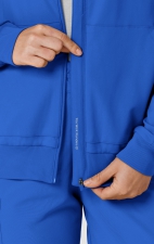 8159 Renew Knit 4 Pocket Zip Front Warm Up Jacket by WINK