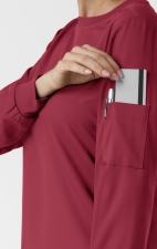 6551 Boundless Crew Neck Long Sleeve Top by WINK