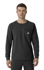 C16610 Carhartt Force Cross-Flex Men's Long Sleeve Scrub Top