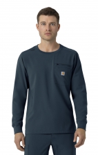 C16610 Carhartt Force Cross-Flex Men's Long Sleeve Scrub Top