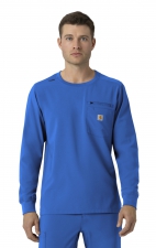 C16610 Carhartt Force Cross-Flex Men's Long Sleeve Scrub Top