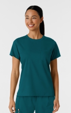 6451 Boundless Classic Women's Crew Neck Tee Scrub Top by WINK