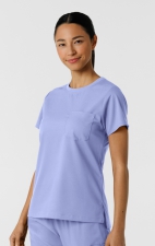 6451 Boundless Classic Women's Crew Neck Tee Scrub Top by WINK