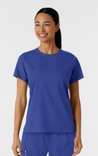 6451 Boundless Classic Women's Crew Neck Tee Scrub Top by WINK