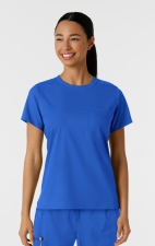 6451 Boundless Classic Women's Crew Neck Tee Scrub Top by WINK