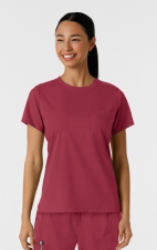 6451 Boundless Classic Women's Crew Neck Tee Scrub Top by WINK