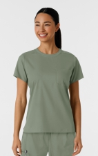 6451 Boundless Classic Women's Crew Neck Tee Scrub Top by WINK