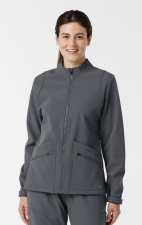 8509 Layers Water Resistant Soft Shell Scrub Jacket by WINK