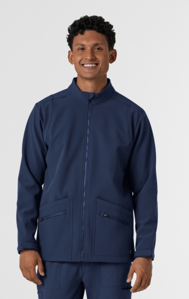 8609 Layers Men's Water Resistant Soft Shell Scrub Jacket by WINK 8609 Layers Men's Water Resistant Soft Shell Scrub Jacket by WINK