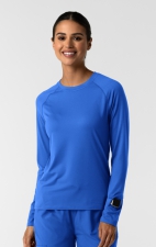 2139 Layers Long Sleeve Underscrub Top with Watch Windows by WINK