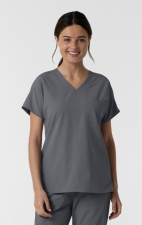 6280 Nürtur Drop Shoulder Tunic Top by WINK