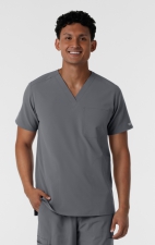 6380 Nürtur Men's V-Neck Scrub Top by WINK