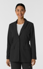 8166 Layers Blazer Style Short Lab Coat by WINK