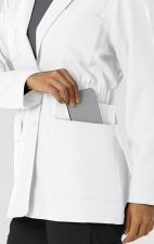 8166 Layers Blazer Style Short Lab Coat by WINK