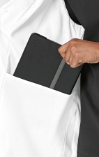 7172 Slate Men's 34" 8 Pocket Lab Coat by WINK