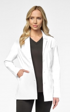 7272 Slate Women's Premium 28" 8 Pocket Doctor's Coat by WINK
