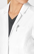 7272 Slate Women's Premium 28" 8 Pocket Doctor's Coat by WINK