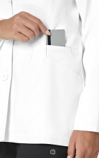 7272 Slate Women's Premium 28" 8 Pocket Doctor's Coat by WINK