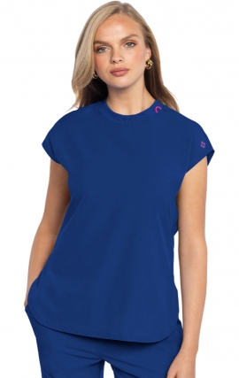 MC703 AMP Missy Dolman Sleeve Tuckable Top by Med Couture