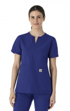 C12213 Carhartt Force Essentials Modern Fit Women's Notch Neck Tunic Scrub Top
