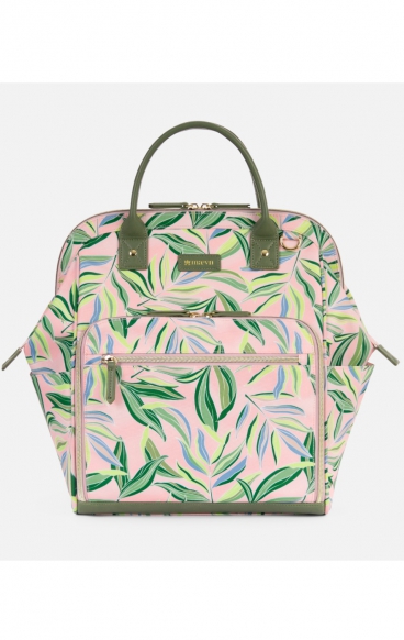 NB003 ReadyGo Clinical Backpack by Maevn - Summer Palm Leaves